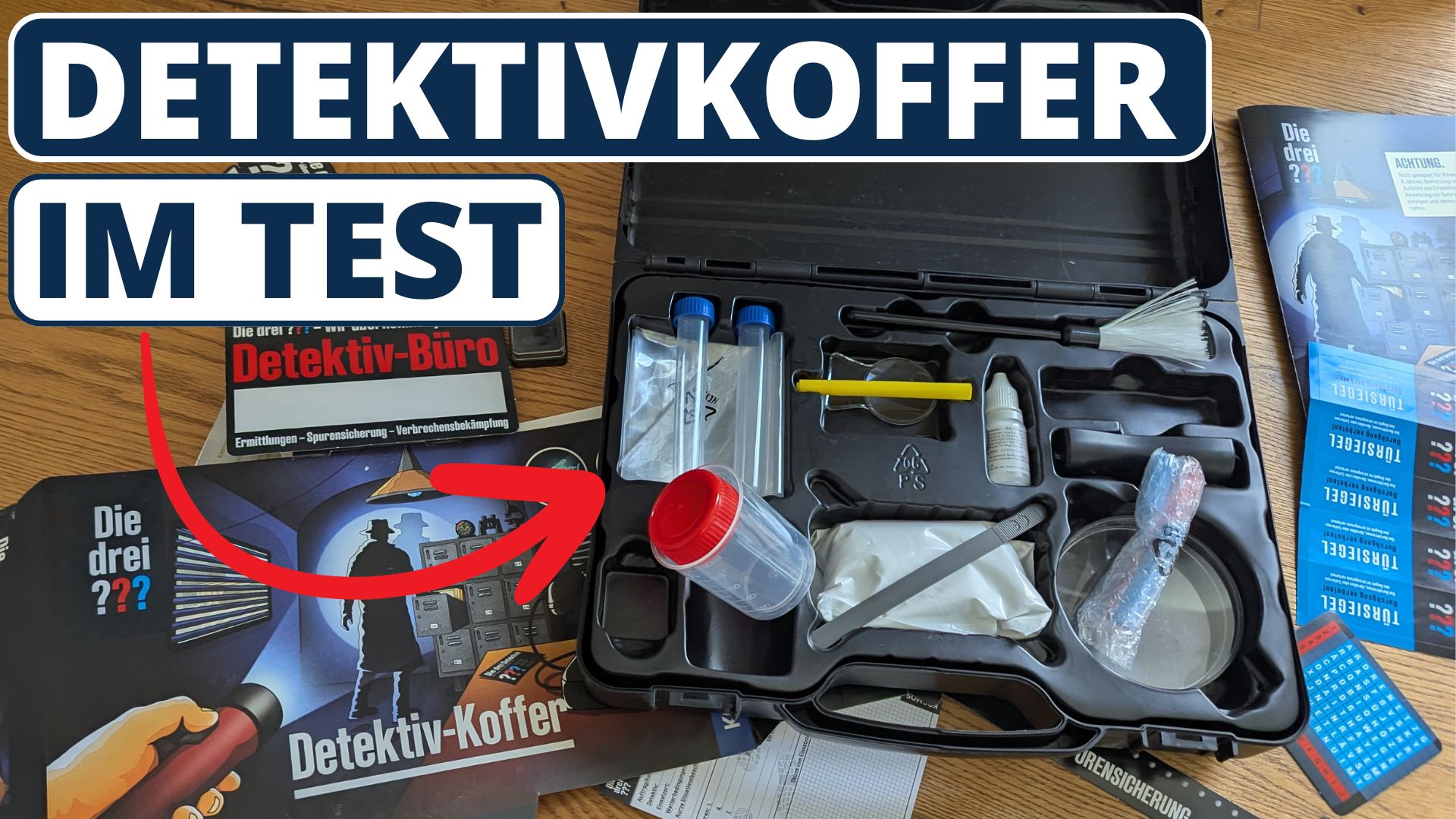 Die drei ??? Detektivkoffer im Test (KOSMOS)