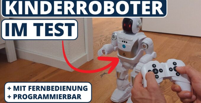 Kinderroboter Test (mit Fernbedienung / programmierbar)