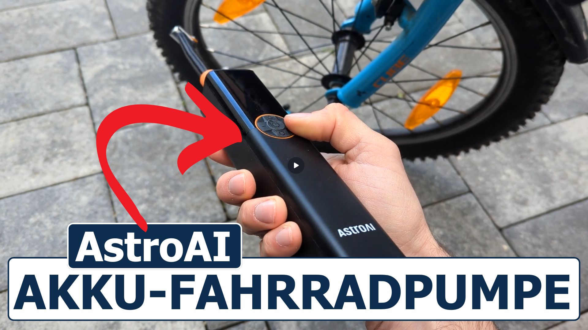 Akku-Fahrradpumpe im Test
